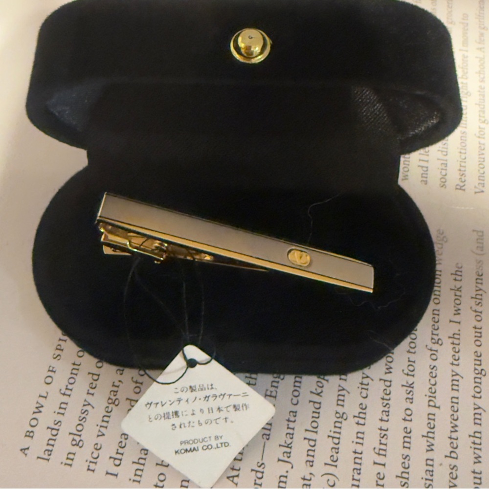Valentino Garavani Gold and silver tone Tie Clip